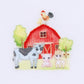 Barnyard Babies Embroidered Boy Bubble - Magnolia BabyBubble
