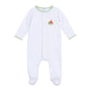 Barnyard Babies Embroidered Footie - Magnolia BabyFootie