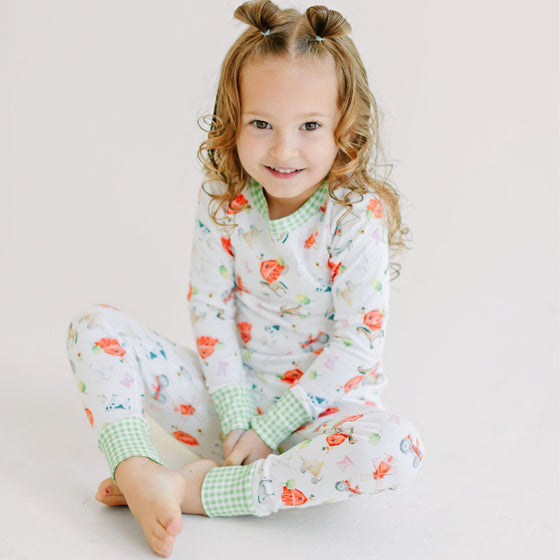 Barnyard Babies Long Pajamas - Magnolia BabyLong Pajamas