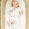 Barnyard Babies Print Zip Footie - Magnolia BabyFootie