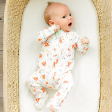  Barnyard Babies Print Zip Footie - Magnolia BabyFootie