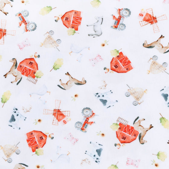 Barnyard Babies Zip Pajamas - Magnolia BabyZipper Pajamas