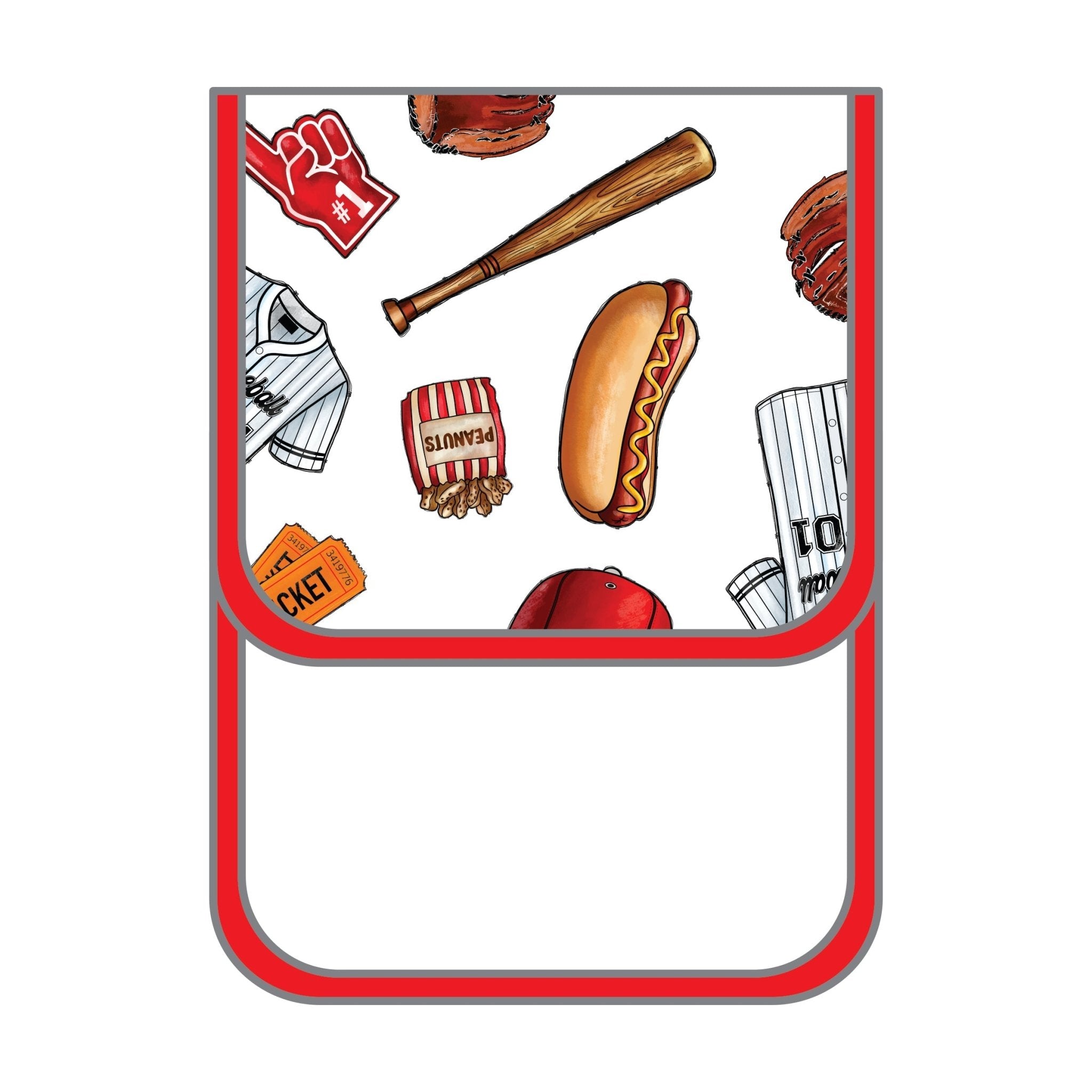 Baseball Fever Burp Cloth - Magnolia BabyBurp Cloth