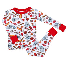  Baseball Fever Infant/Toddler Long Pajamas - Magnolia BabyLong Pajamas