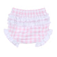 Batter Up Applique Pink Ruffle Diaper Cover Set - Magnolia BabyDiaper Cover