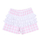 Batter Up Applique Pink Ruffle Flutters Short Set - Magnolia BabyShort Set