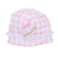 Batter Up Applique Pink Ruffle Hat - Magnolia BabyHat