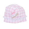 Batter Up Applique Pink Ruffle Hat - Magnolia BabyHat