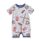 Batter Up Bamboo Short Romper - Magnolia BabyShort Romper