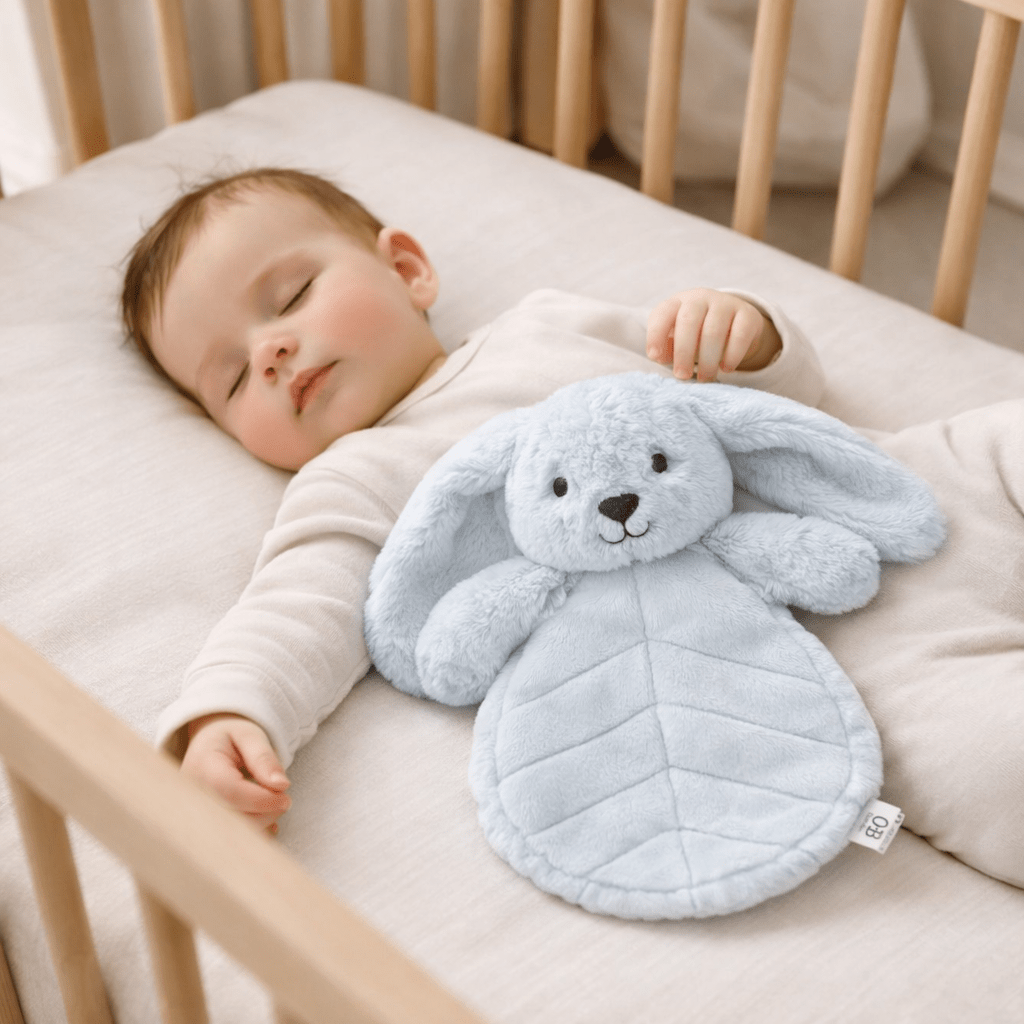 Baxter Bunny Blue Lovey - 12" - Magnolia BabySoft Toy