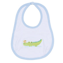  Bayou Babies Applique Bib - Light Blue - Magnolia BabyBib
