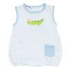 Bayou Babies Applique Bubble - Light Blue - Magnolia BabyBubble