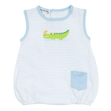  Bayou Babies Applique Bubble - Light Blue - Magnolia BabyBubble