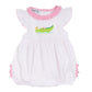 Bayou Babies Applique Bubble - Pink - Magnolia BabyBubble