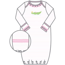  Bayou Babies Applique Lap Gown - Pink - Magnolia BabyGown