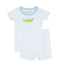  Bayou Babies Applique Short Pajamas - Light Blue - Magnolia BabyShort Pajamas