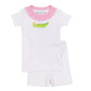 Bayou Babies Applique Short Pajamas - Pink - Magnolia BabyShort Pajamas