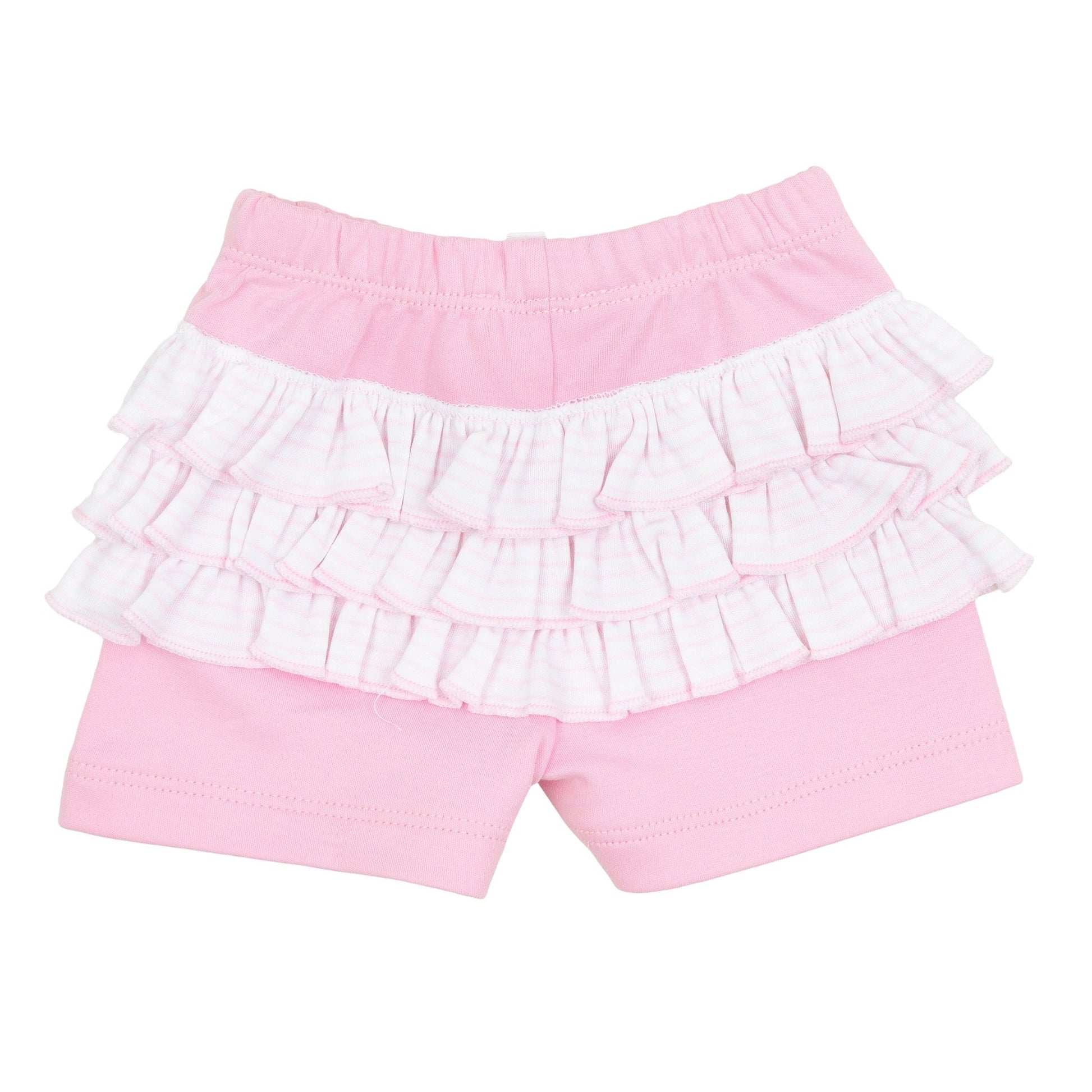 Bayou Babies Applique Short Set - Pink - Magnolia BabyShort Set