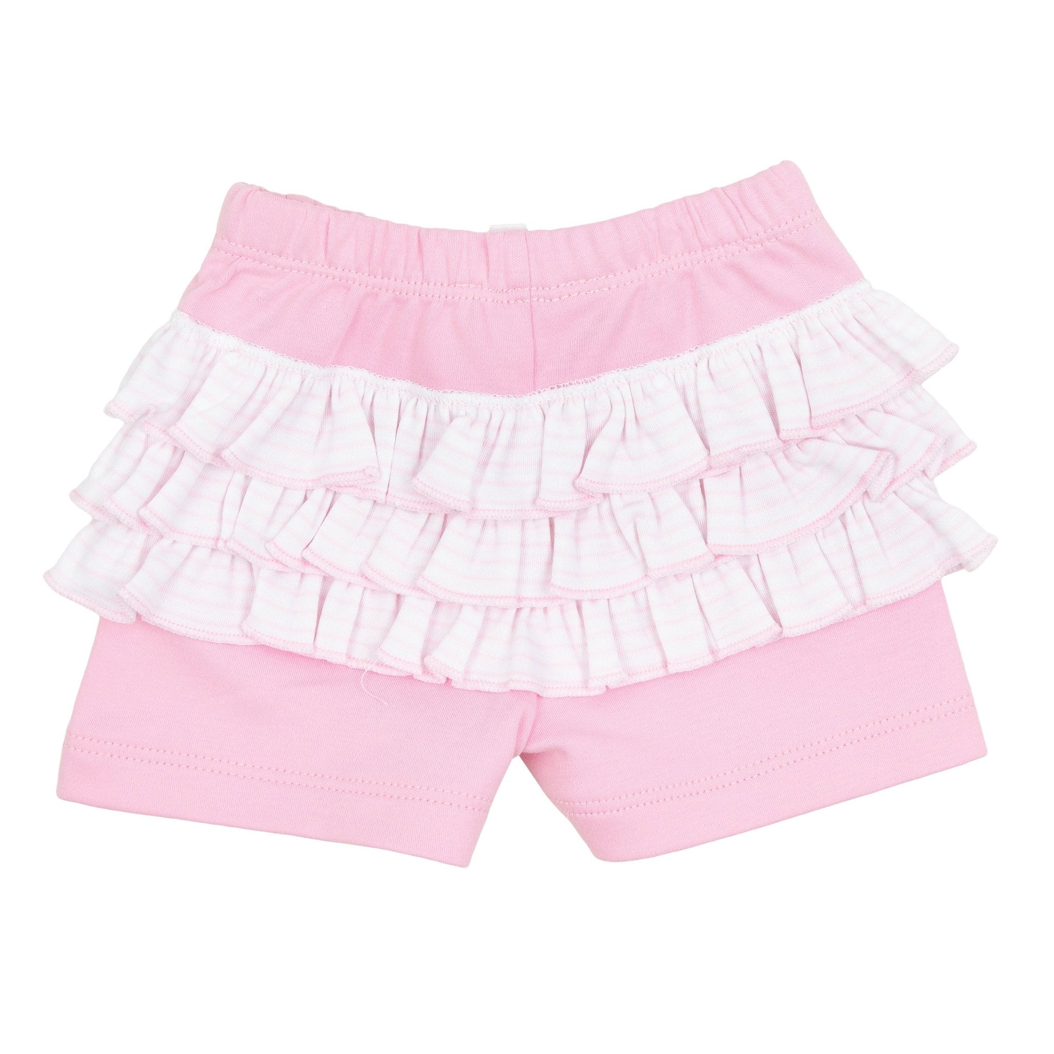 Bayou Babies Applique Short Set - Pink - Magnolia BabyShort Set