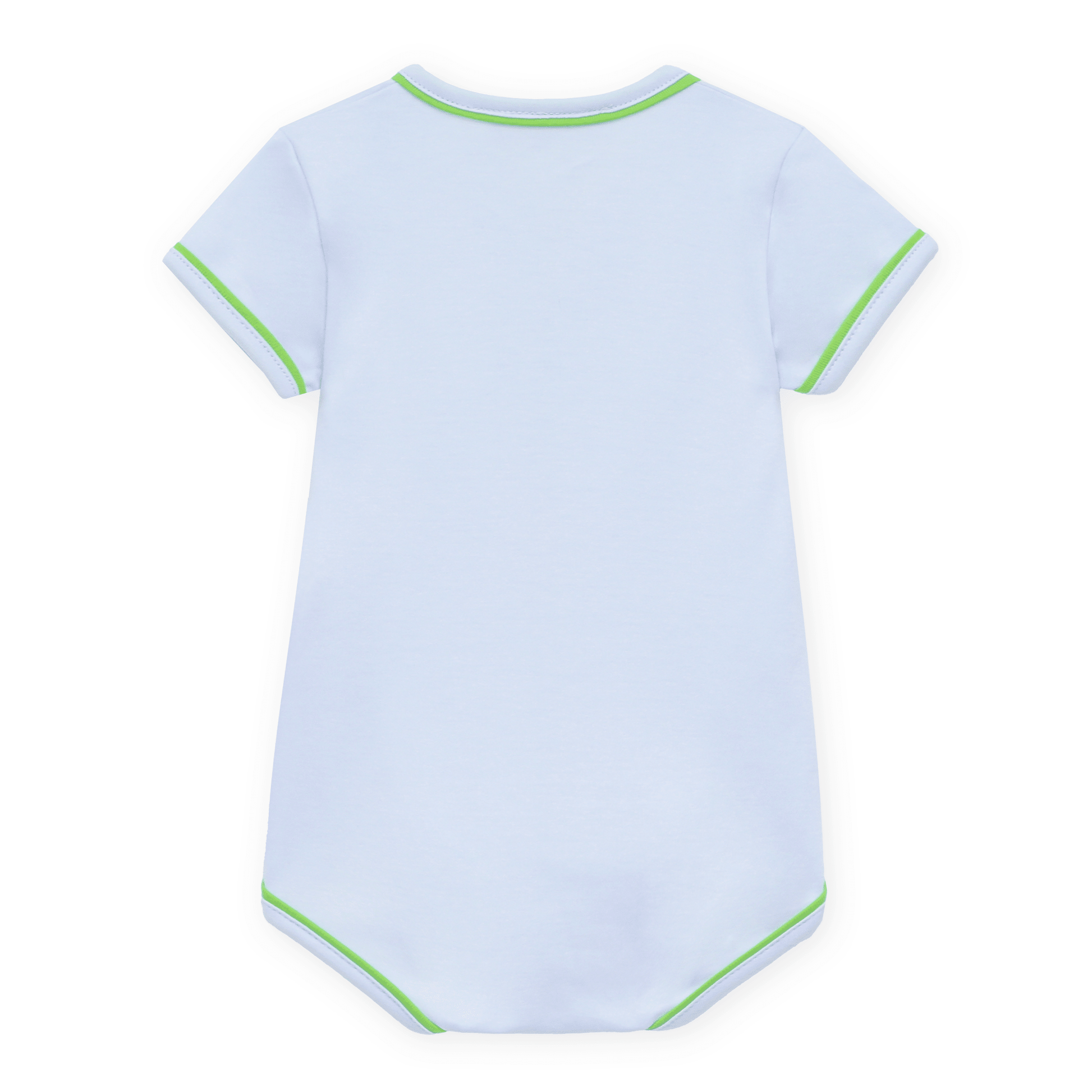 Magnolia Baby_Bayou Baby Hand-Embroidered Bodysuit - Light Blue_2