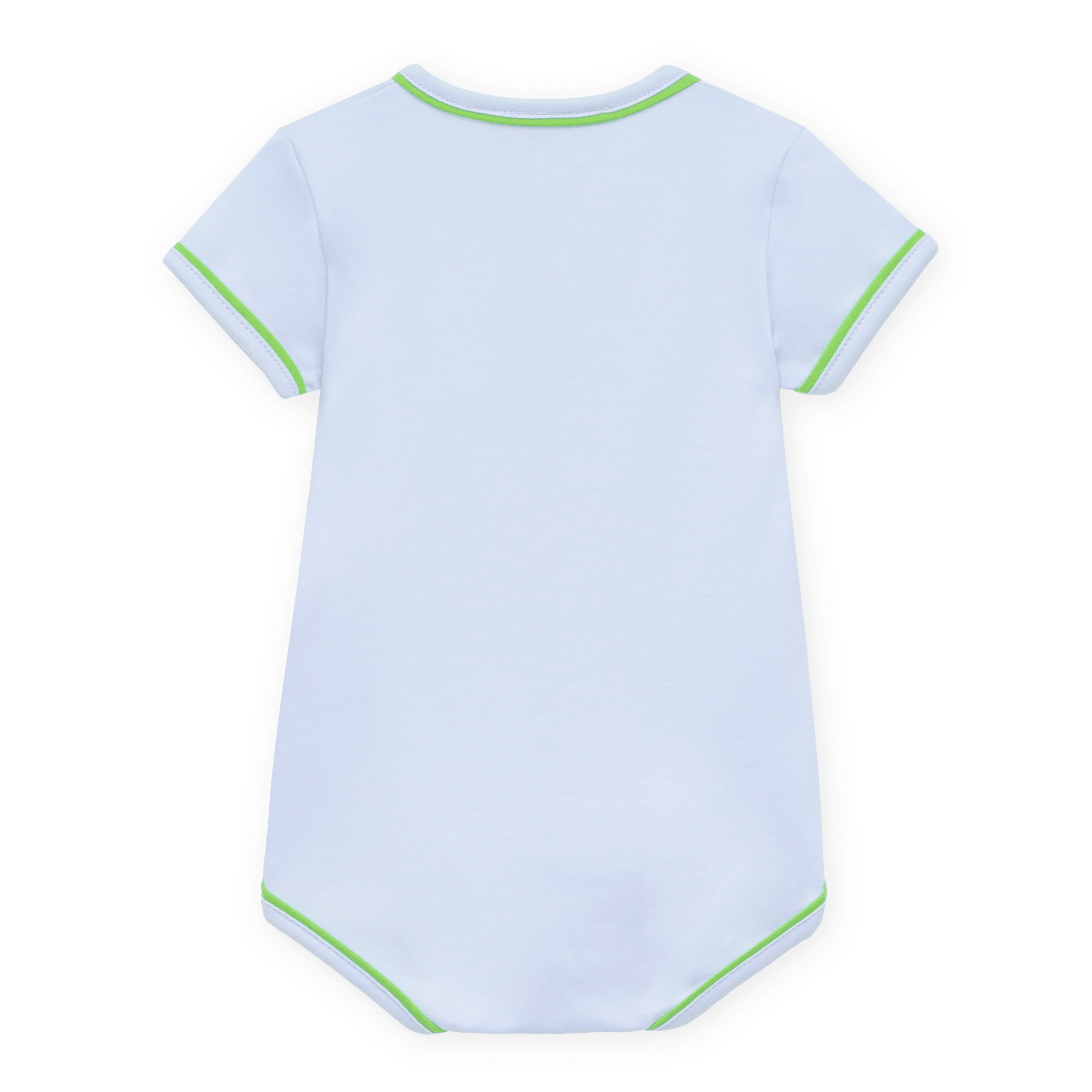 Magnolia Baby_Bayou Baby Hand-Embroidered Bodysuit - Light Blue_2