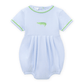 Bayou Baby Hand-Embroidered Bubble - Light Blue - Magnolia BabyBubble