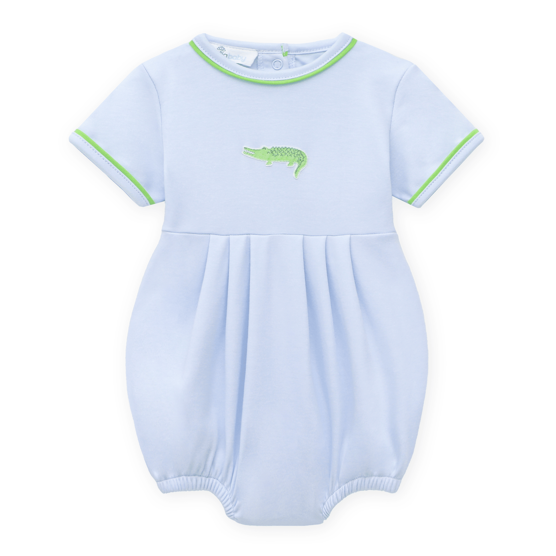Bayou Baby Hand-Embroidered Bubble - Light Blue - Magnolia BabyBubble