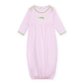 Magnolia Baby_Bayou Baby Hand-Embroidered Gathered Gown - Pink_5