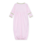 Magnolia Baby_Bayou Baby Hand-Embroidered Gathered Gown - Pink_6