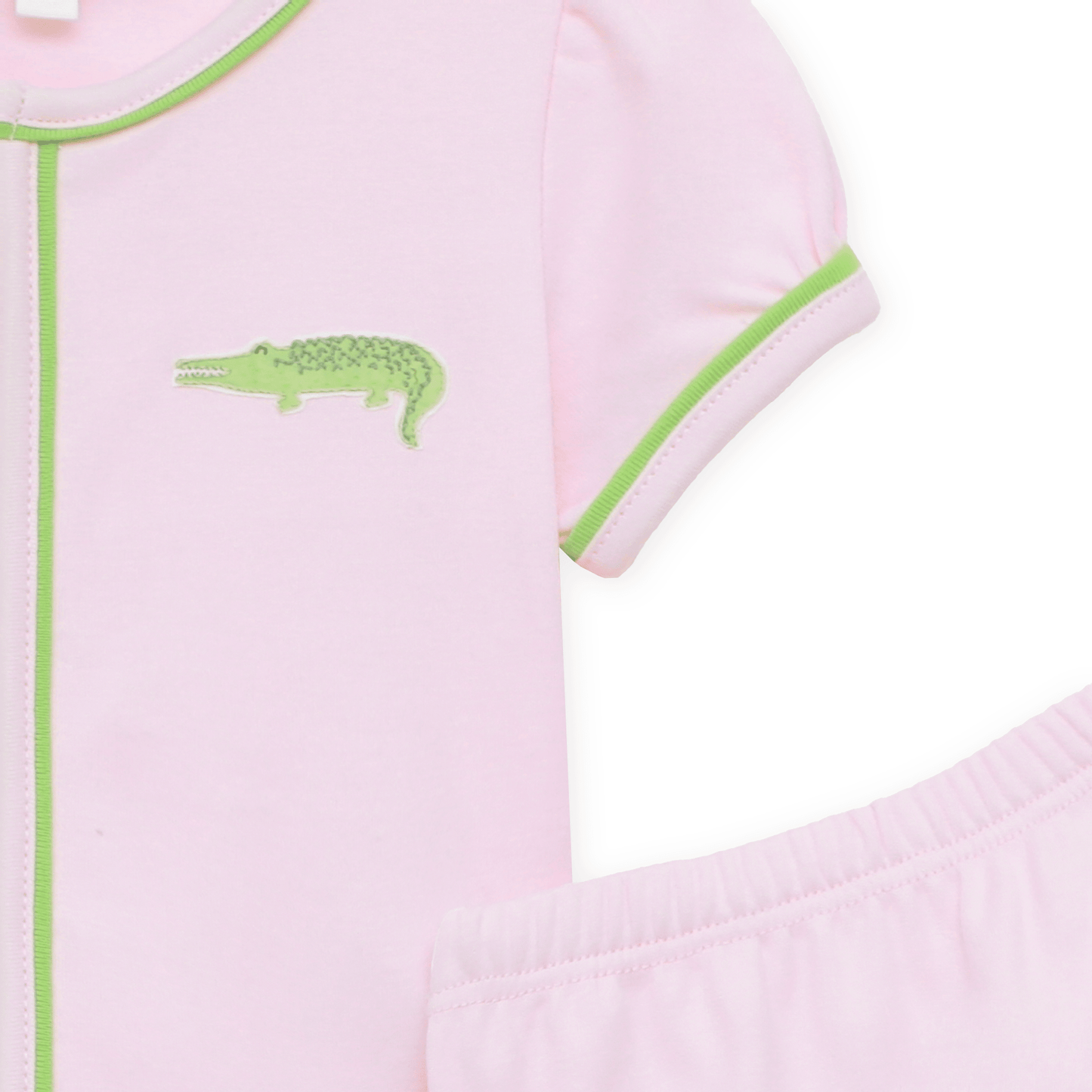 Magnolia Baby_Bayou Baby Hand-Embroidered Ruffle Diaper Cover Set - Pink_3