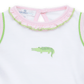 Magnolia Baby_Bayou Baby Hand-Embroidered Ruffle Short Set - Pink_3