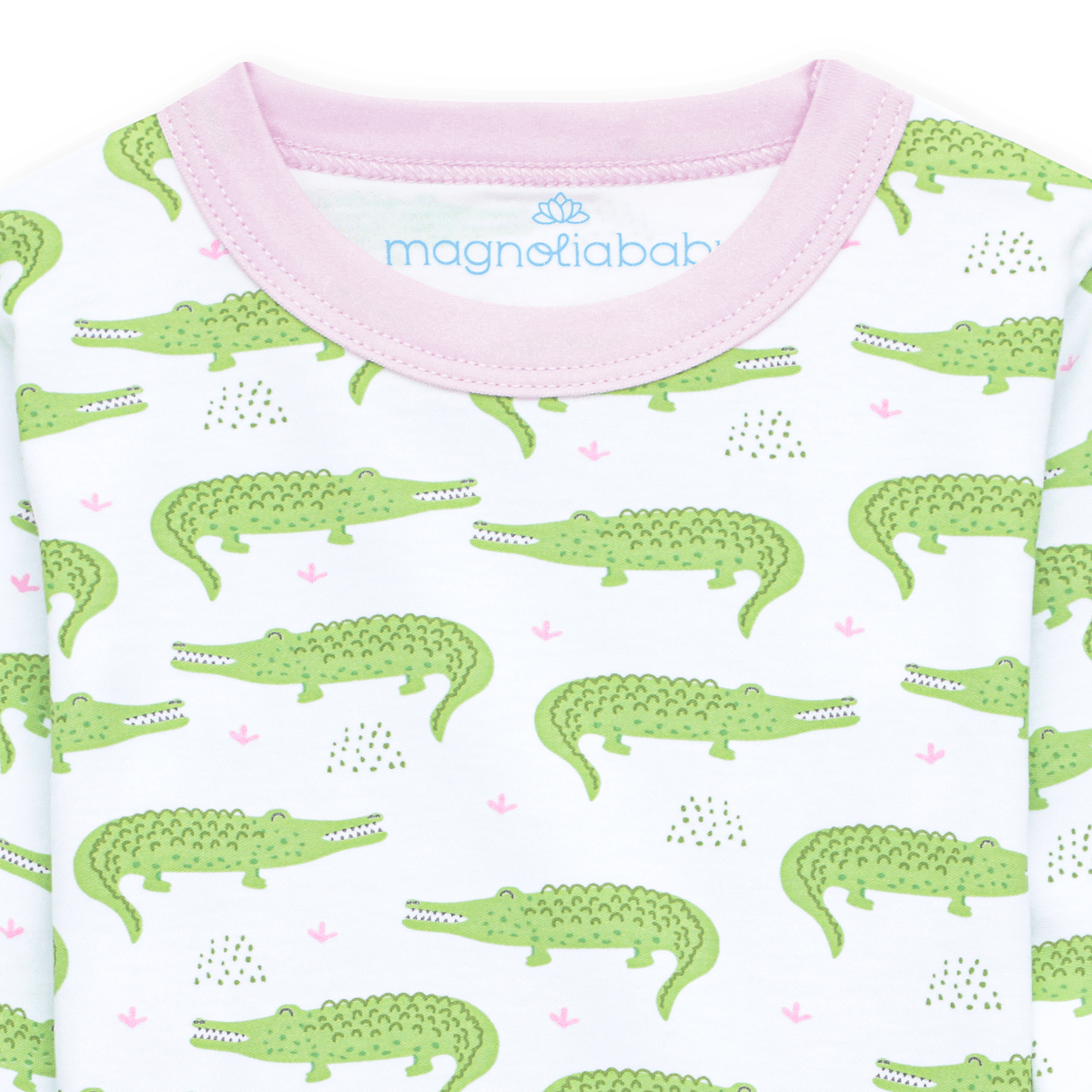 Magnolia Baby_Bayou Baby Long Pajamas - Pink_7