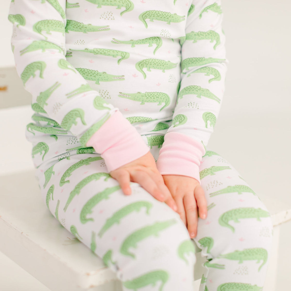 Magnolia Baby_Bayou Baby Long Pajamas - Pink_3