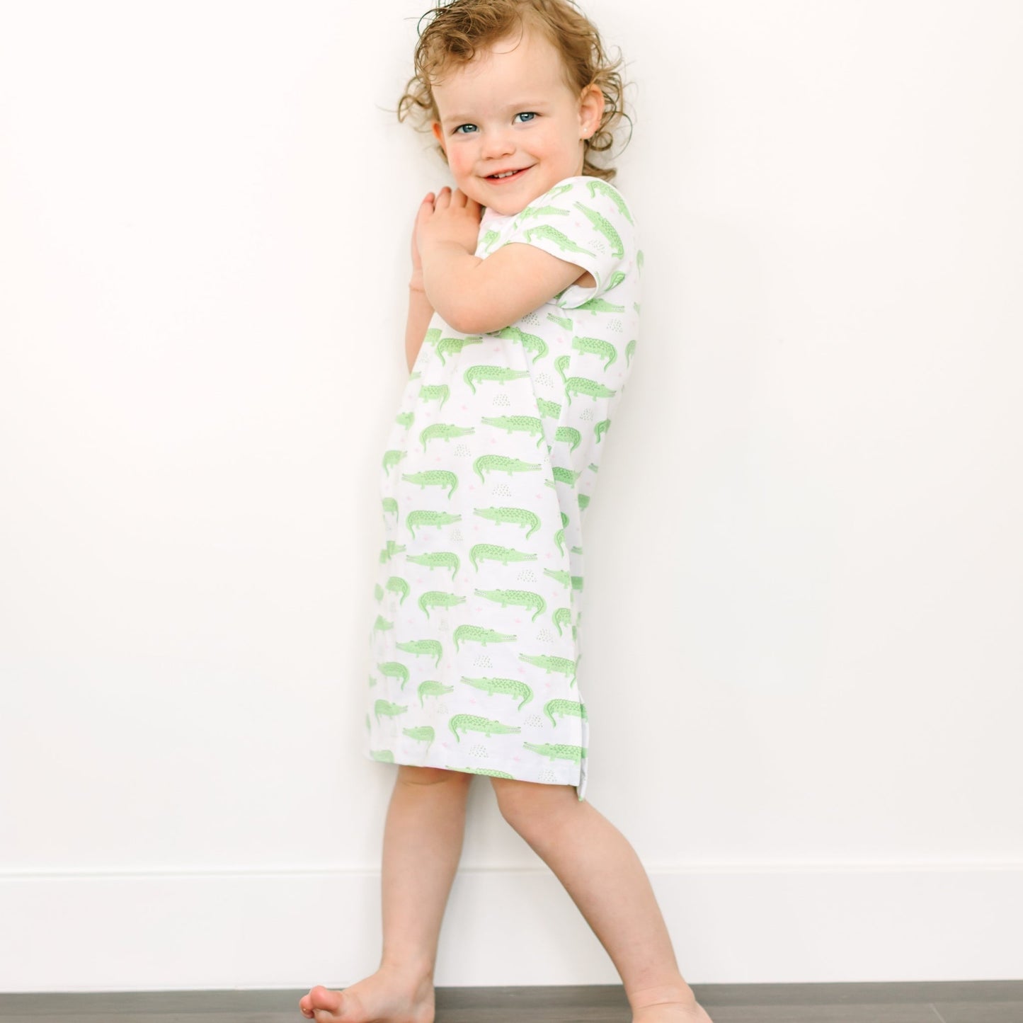 Bayou Baby Nightdress - Pink - Magnolia BabyNightdress