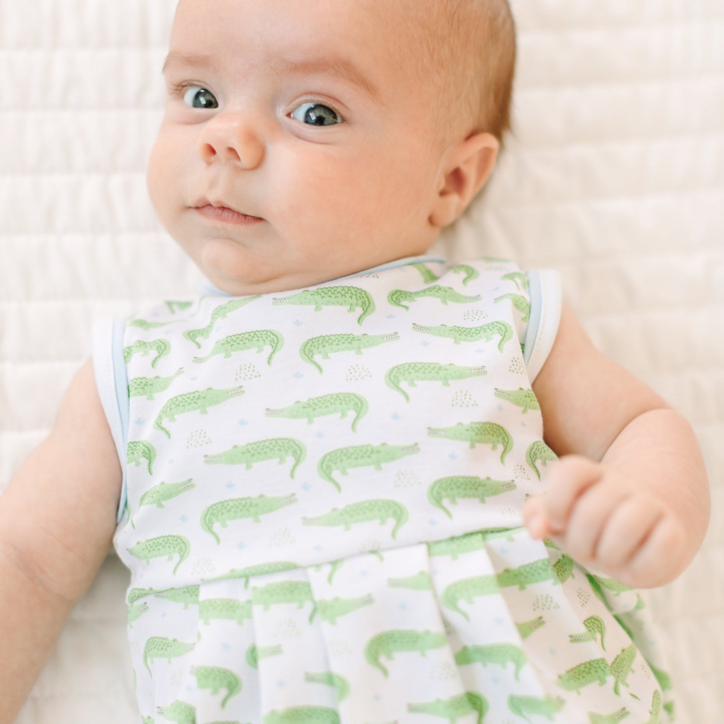 Bayou Baby Print Bubble - Light Blue - Magnolia BabyBubble