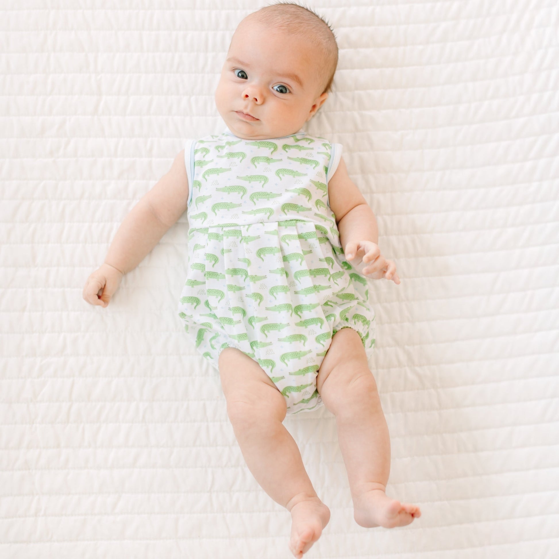 Bayou Baby Print Bubble - Light Blue - Magnolia BabyBubble