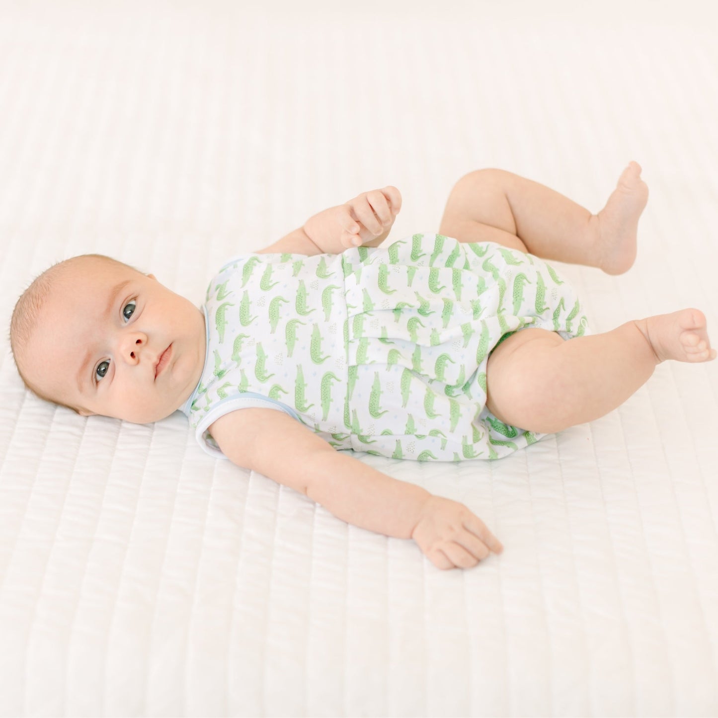 Bayou Baby Print Bubble - Light Blue - Magnolia BabyBubble