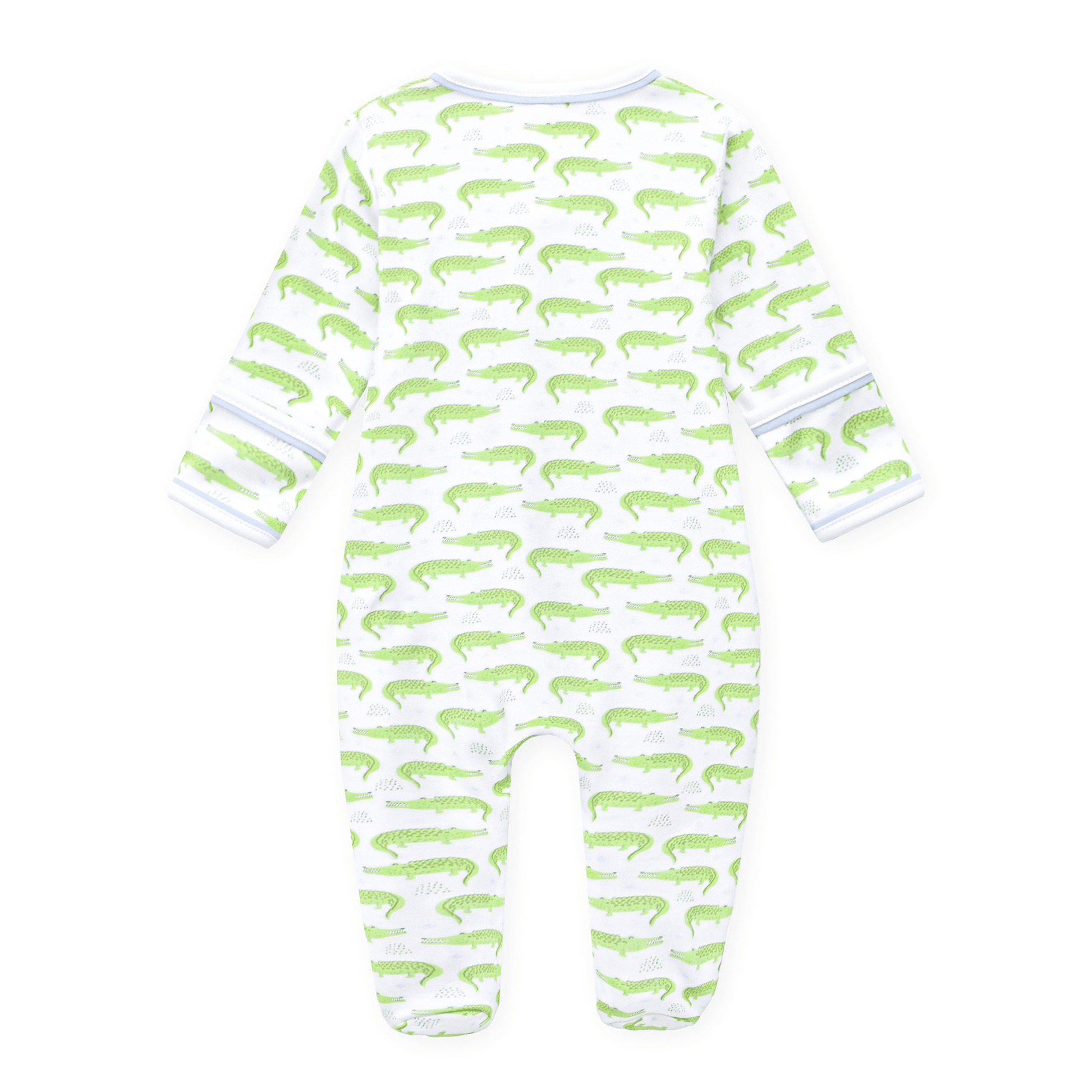 Magnolia Baby_Bayou Baby Print Footie - Light Blue_2