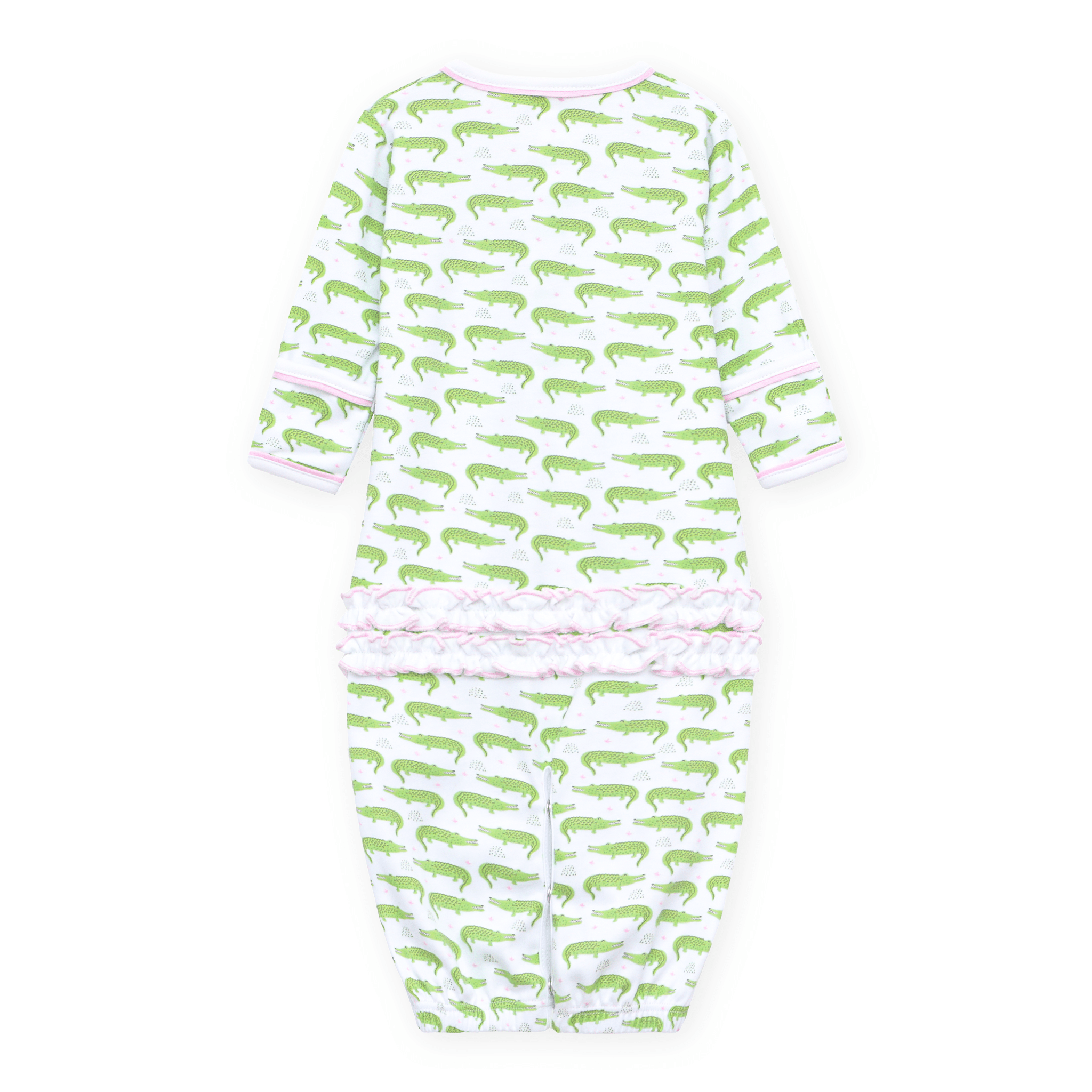 Magnolia Baby_Bayou Baby Print Ruffle Converter - Pink_2