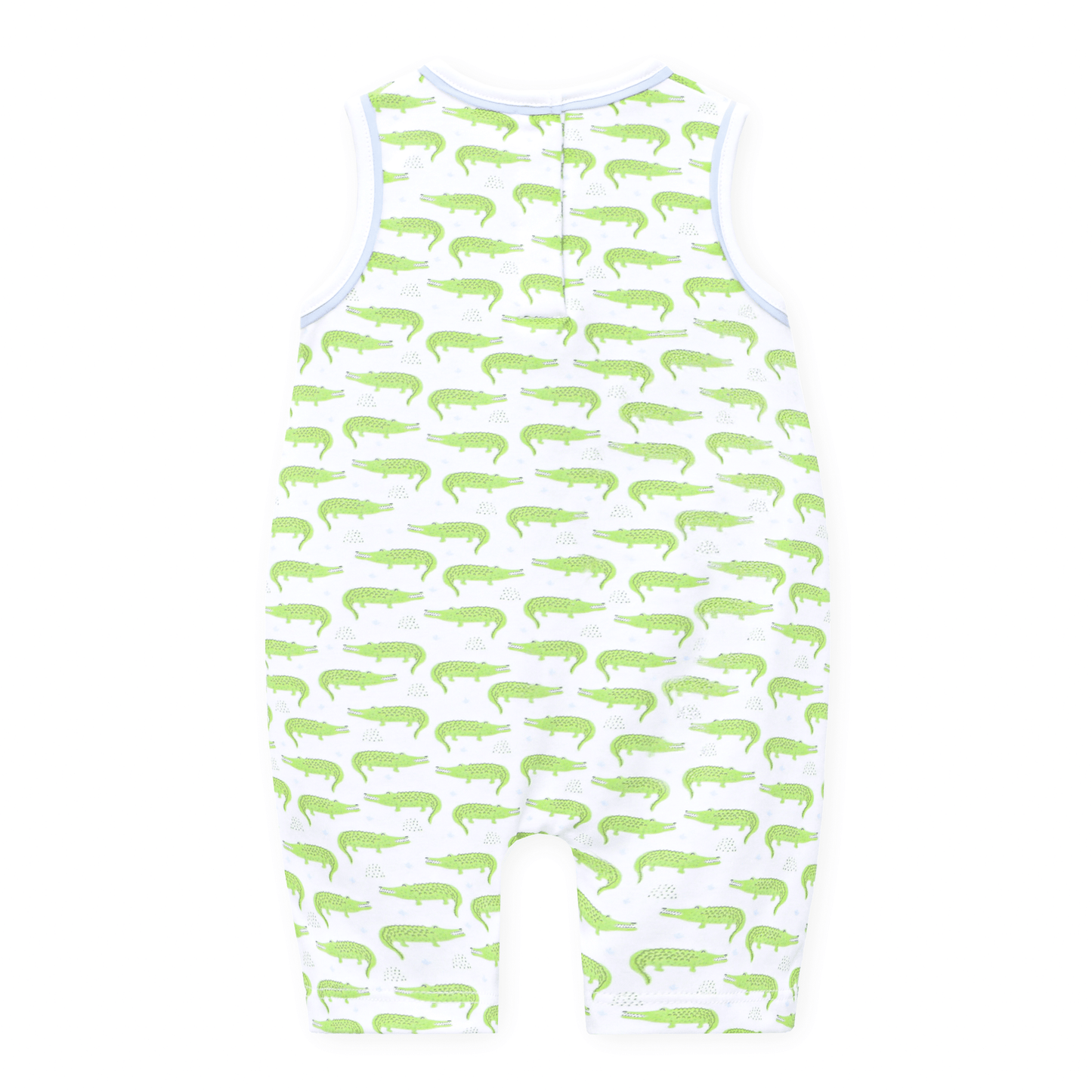 Magnolia Baby_Bayou Baby Print Short Playsuit - Light Blue_2