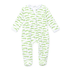 Bayou Baby Print Zip Footie - Light Blue - Magnolia BabyFootie