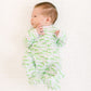 Bayou Baby Print Zip Footie - Pink - Magnolia BabyFootie