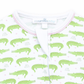 Bayou Baby Print Zip Footie - Pink - Magnolia BabyFootie