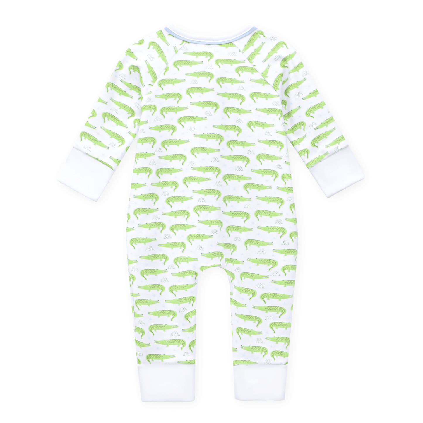 Magnolia Baby_Bayou Baby Print Zip Playsuit - Light Blue_2