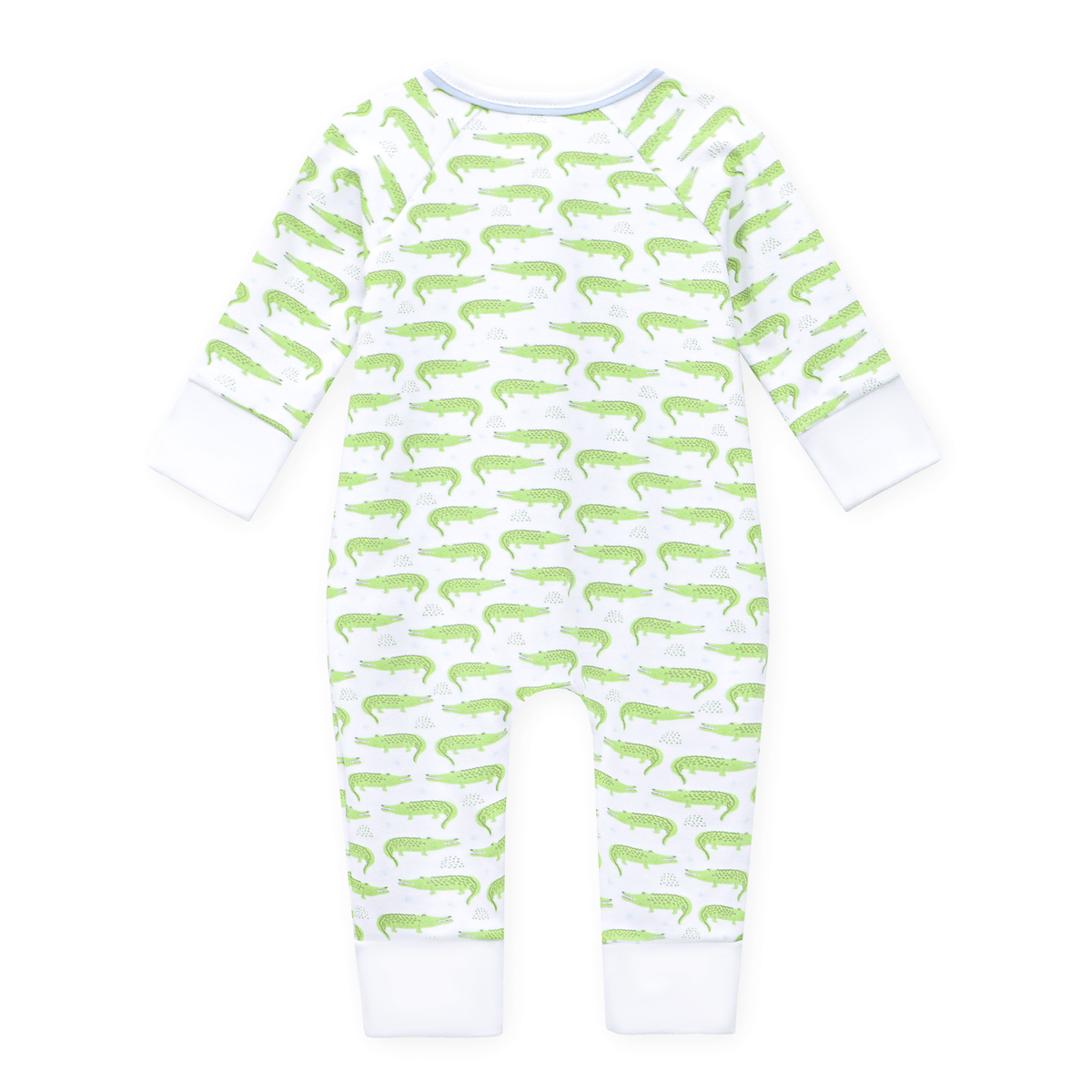 Magnolia Baby_Bayou Baby Print Zip Playsuit - Light Blue_2