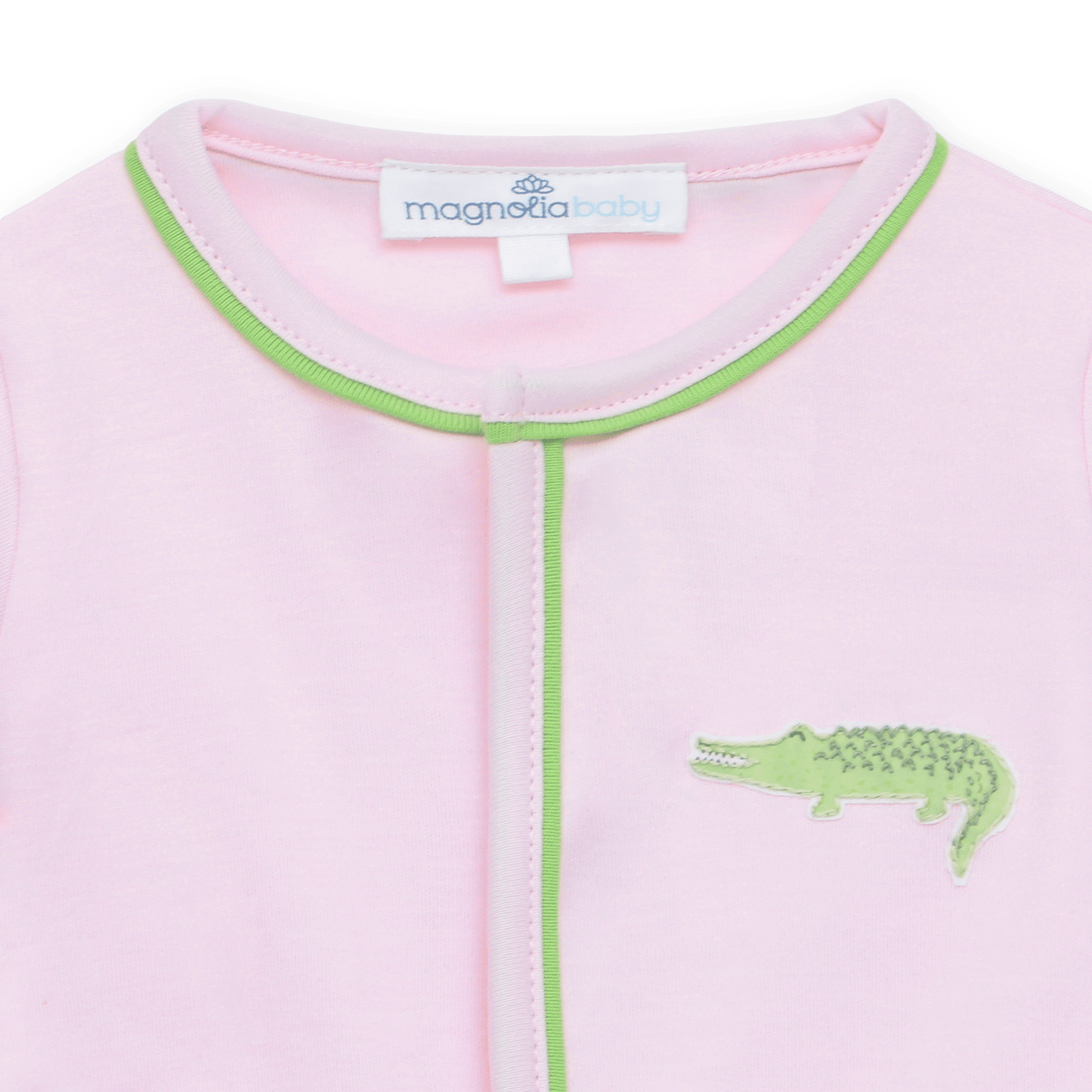 Magnolia Baby_Bayou Baby Ruffle Footie - Pink_7