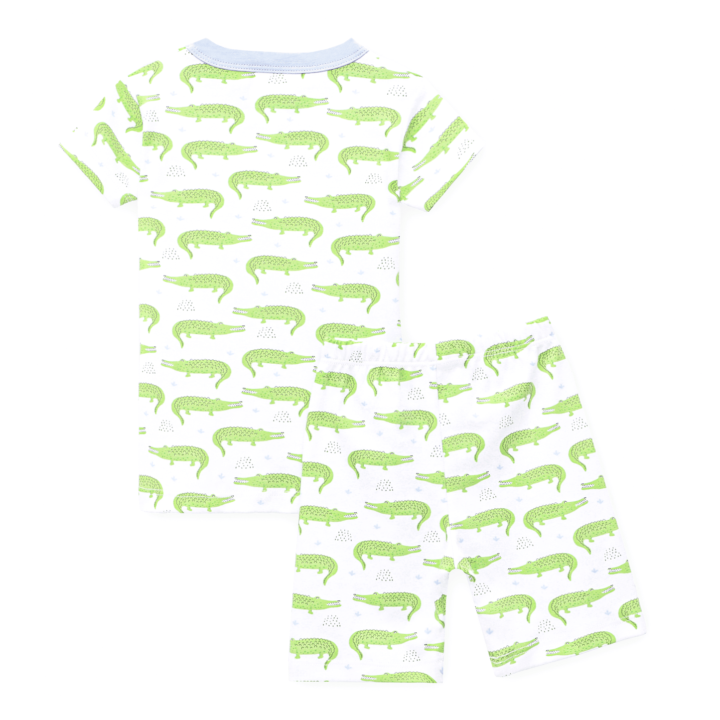 Magnolia Baby_Bayou Baby Short Pajamas - Light Blue_6