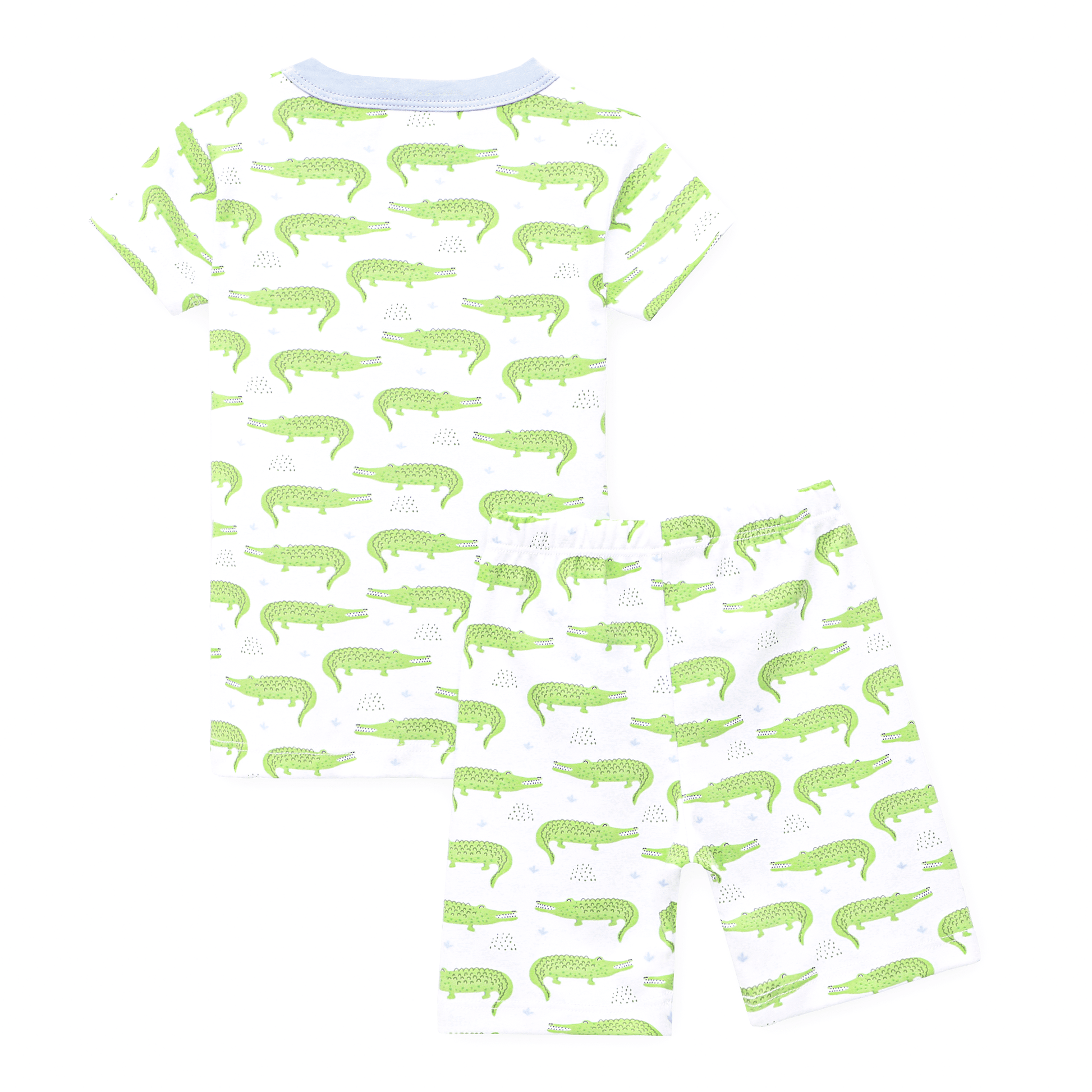 Magnolia Baby_Bayou Baby Short Pajamas - Light Blue_6