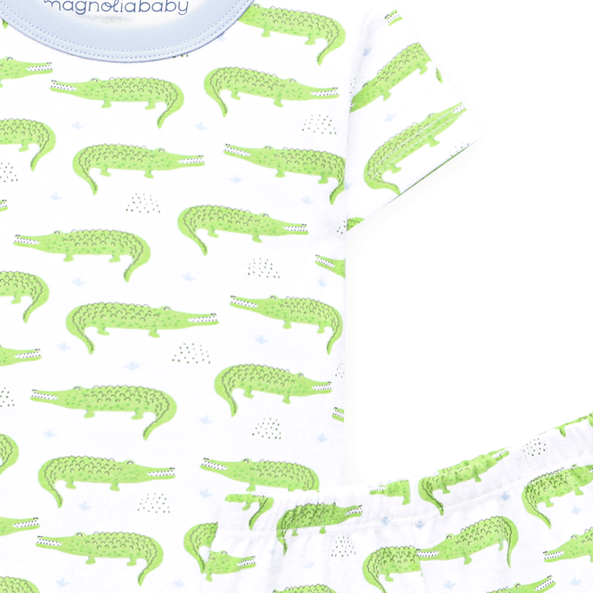 Magnolia Baby_Bayou Baby Short Pajamas - Light Blue_7