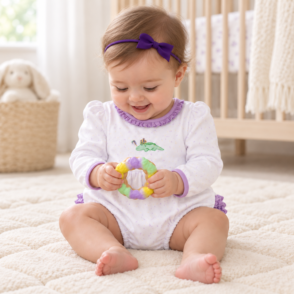 King Cake Teether & Bath Toy